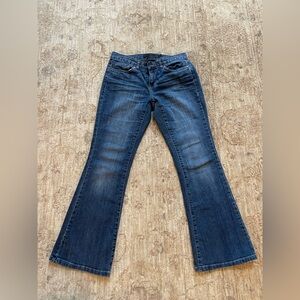 Vintage Indigo Low Rise Flare Jeans for Women